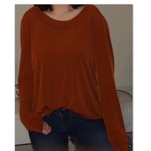 Burnt Orange Blouse
